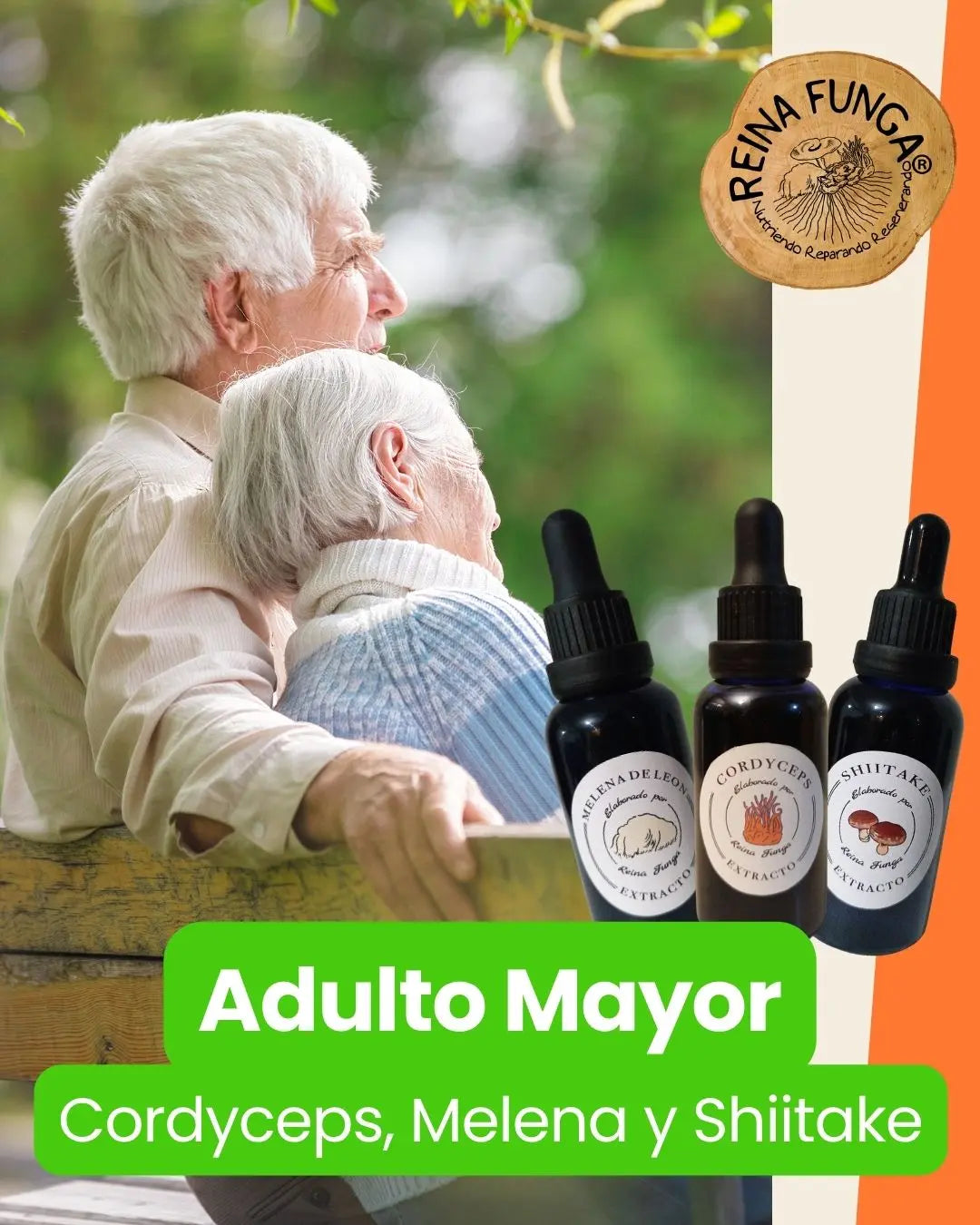 Pack adaptógenos Adulto mayor-Buena salud, energía, memoria y nutrición